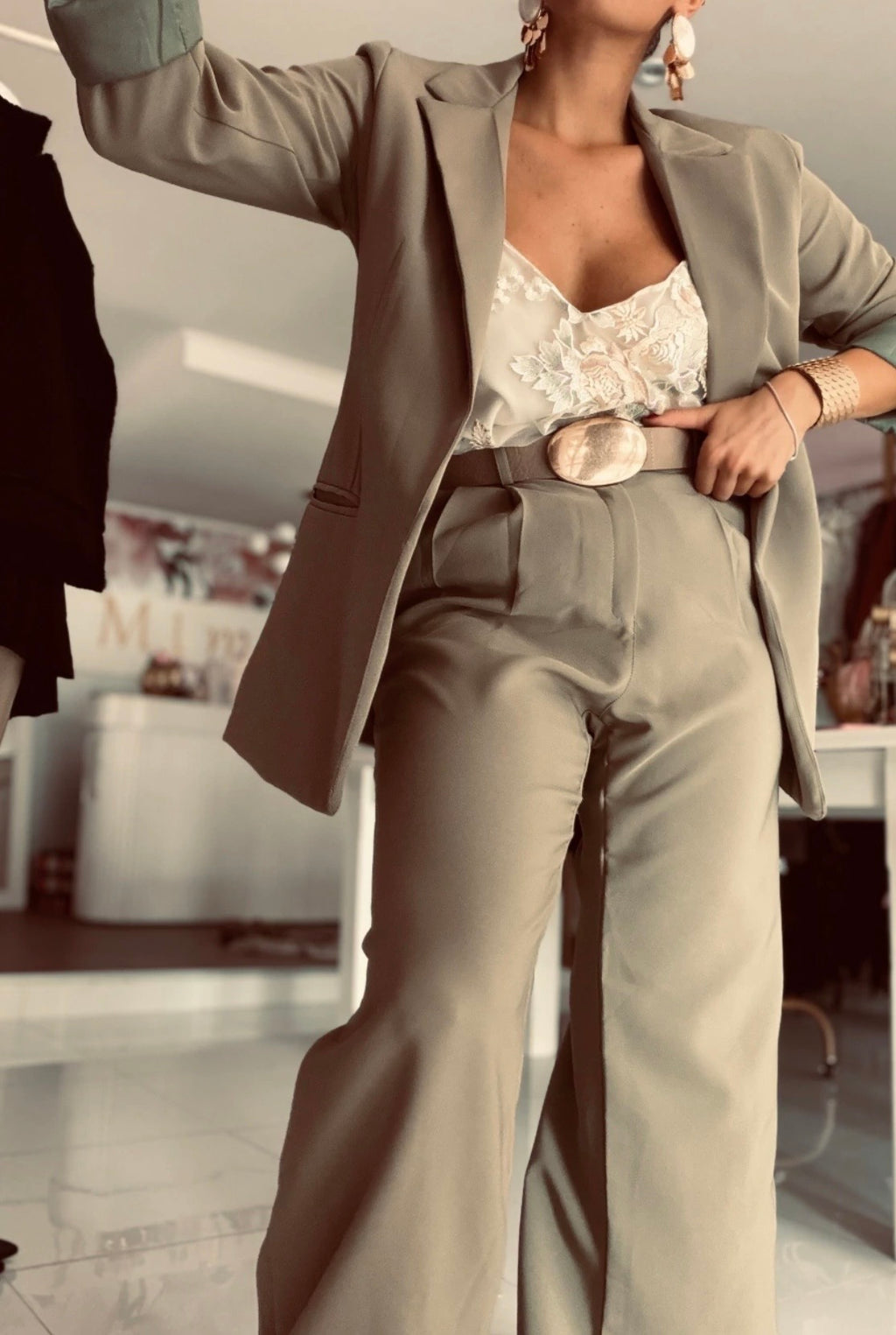 Pantalón Reversión Gina Verde Oliva