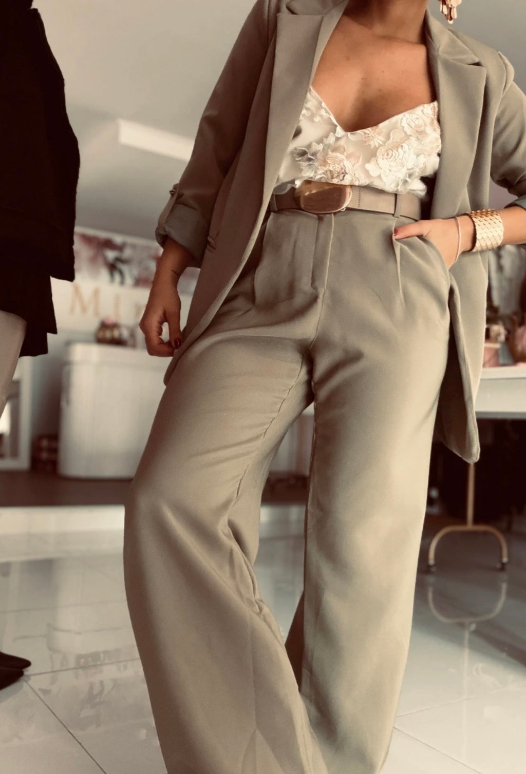 Pantalón Reversión Gina Verde Oliva
