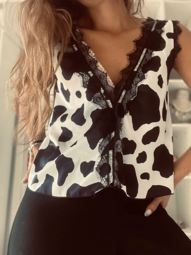 Blusa Jaz vaca