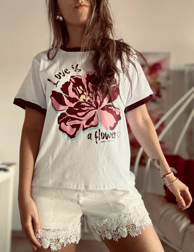 Remera Flower