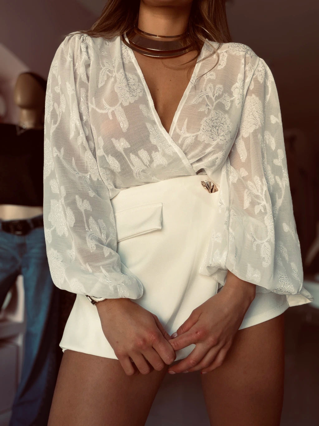 Short pollera Lisa