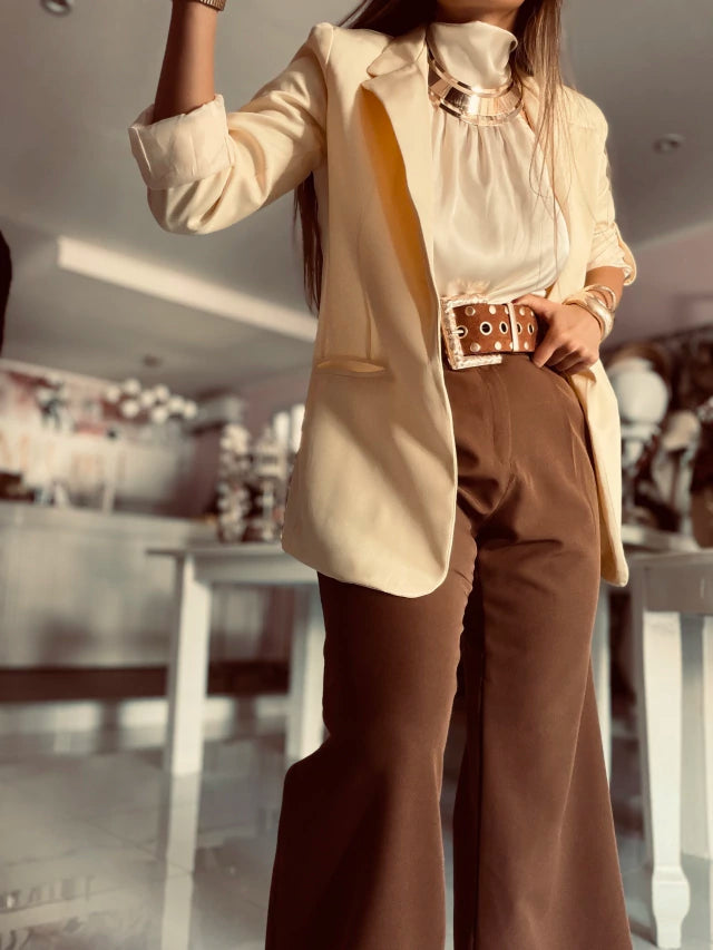 Pantalón reversión Gina dulce de leche