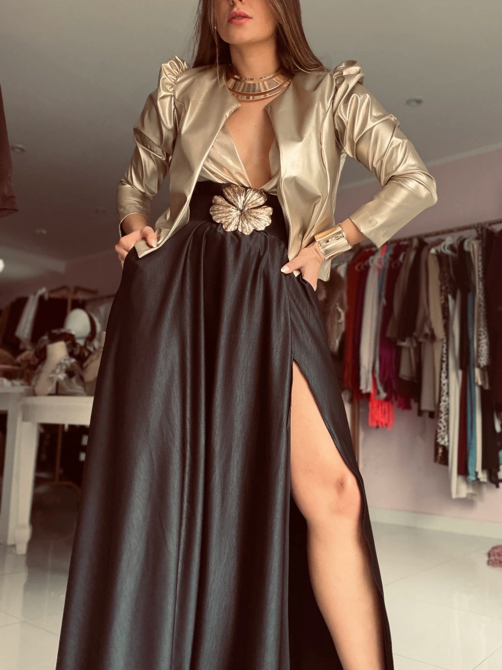 Maxi falda