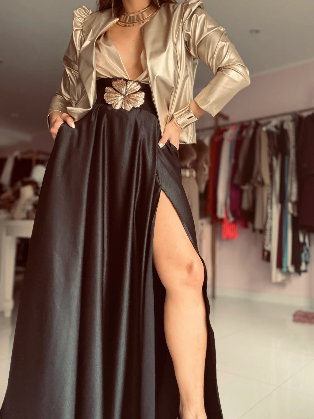 Maxi falda