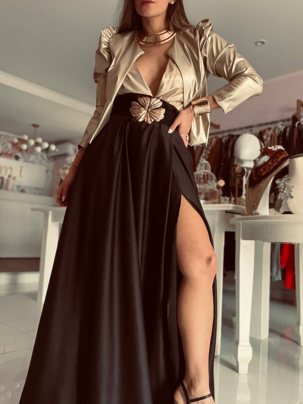 Maxi falda