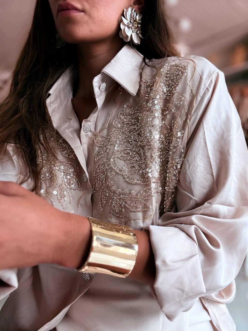Camisa Rosa importada